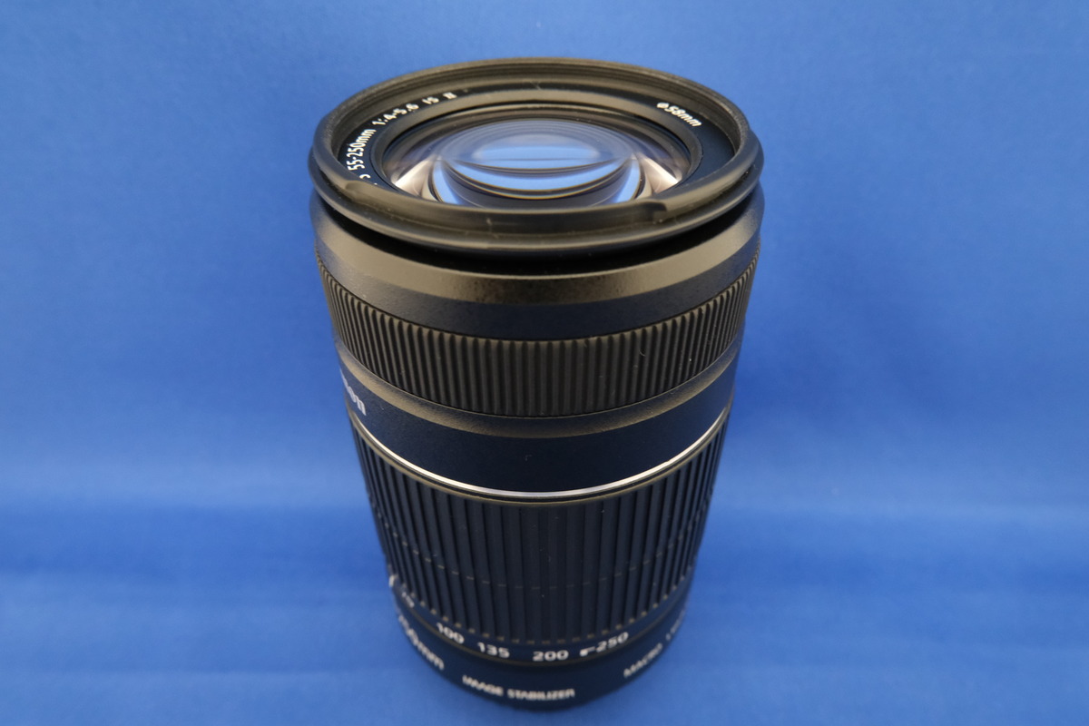 高評価なギフト 55-250mm 中古美品 ef-s 4-5.6 Ⅱ IS レンズ(ズーム