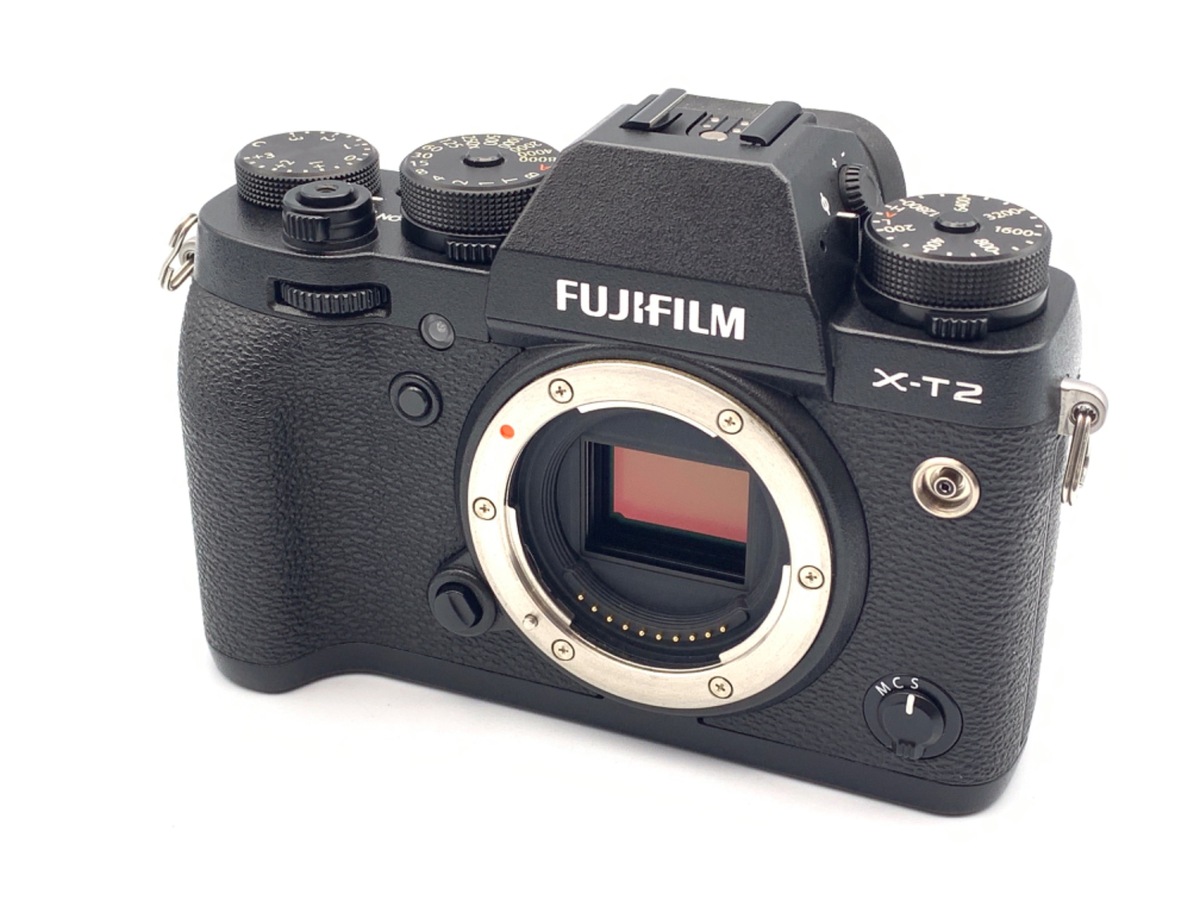 美品】FUJIFILM X-T2 ブラック 本体のみ - ミラーレス一眼