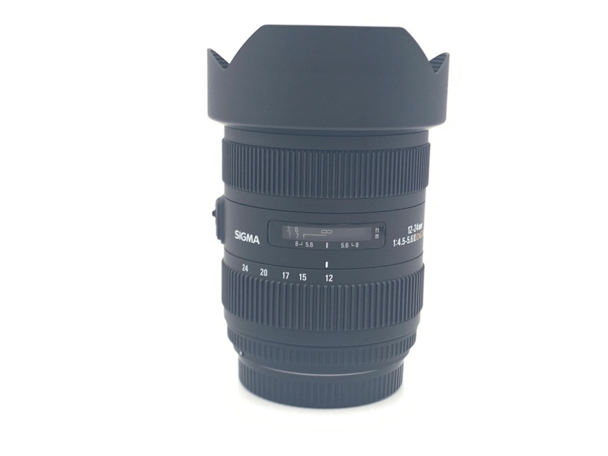 SIGMA 広角ズームレンズ 12-24mm F4.5-5.6IIDG HSM ニコン用 フルサイズ対 (中古 良品) - カメラ、光学機器