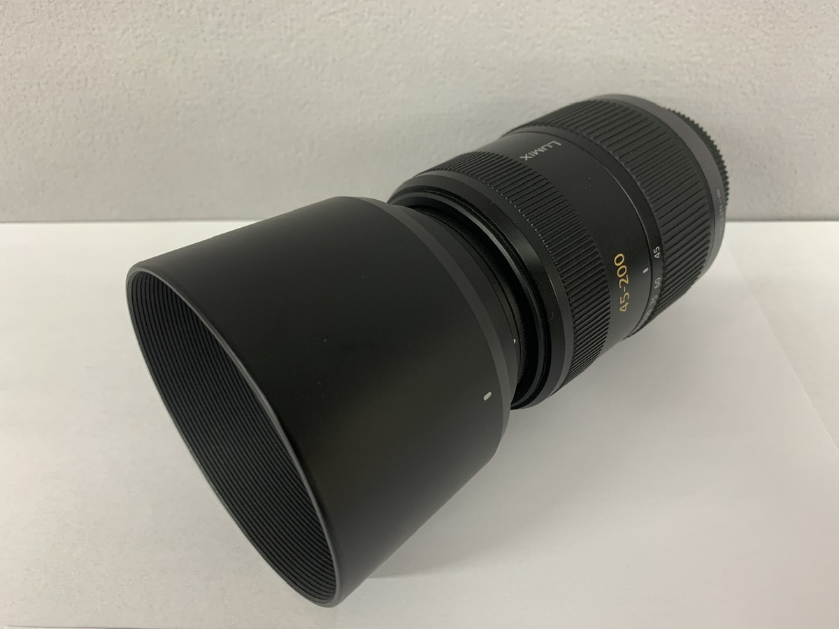 LUMIX G VARIO 45-200mm/F4.0-5.6/MEGA O.I.S. H-FS045200 中古価格