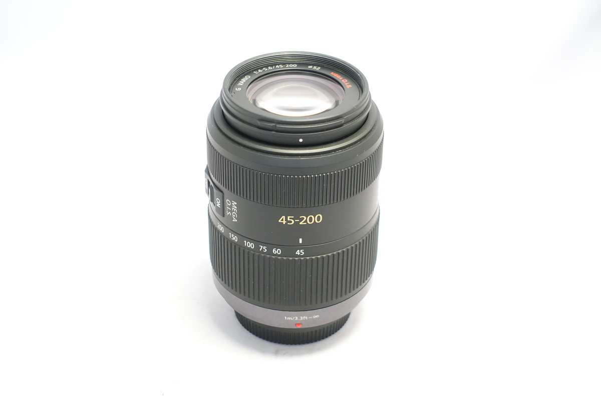 LUMIX G VARIO 45-200mm/F4.0-5.6/MEGA O.I.S. H-FS045200 中古価格