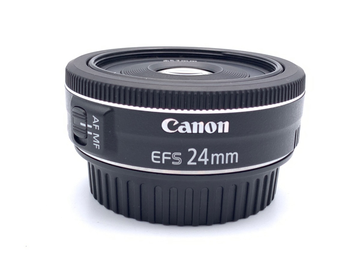 オンラインストア半額 中古美品 CANON EF-S24mm F2.8 STM レンズ