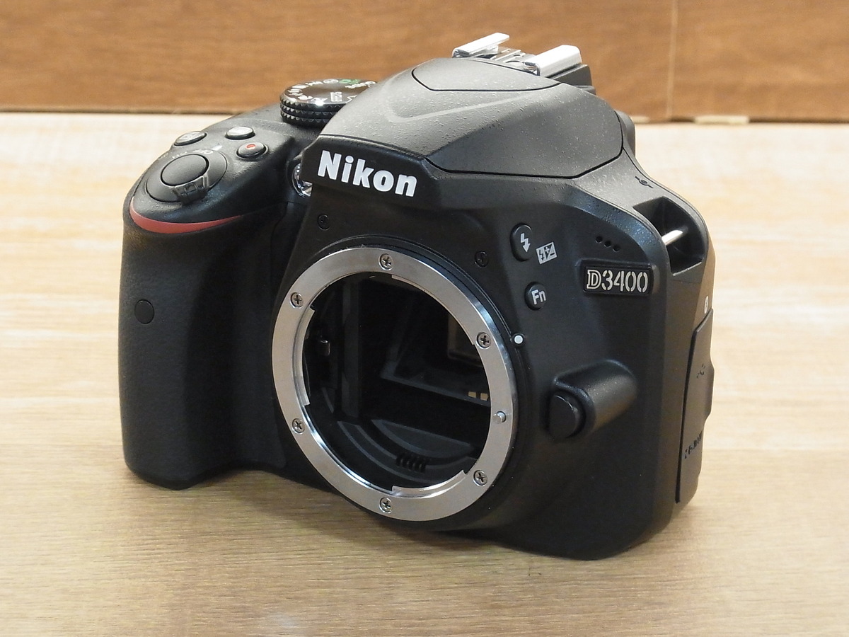 Nikon デジタル一眼レフカメラ D3400 ダブルズームキット ブラック D3400WZ(中古 良品) - カメラ、光学機器