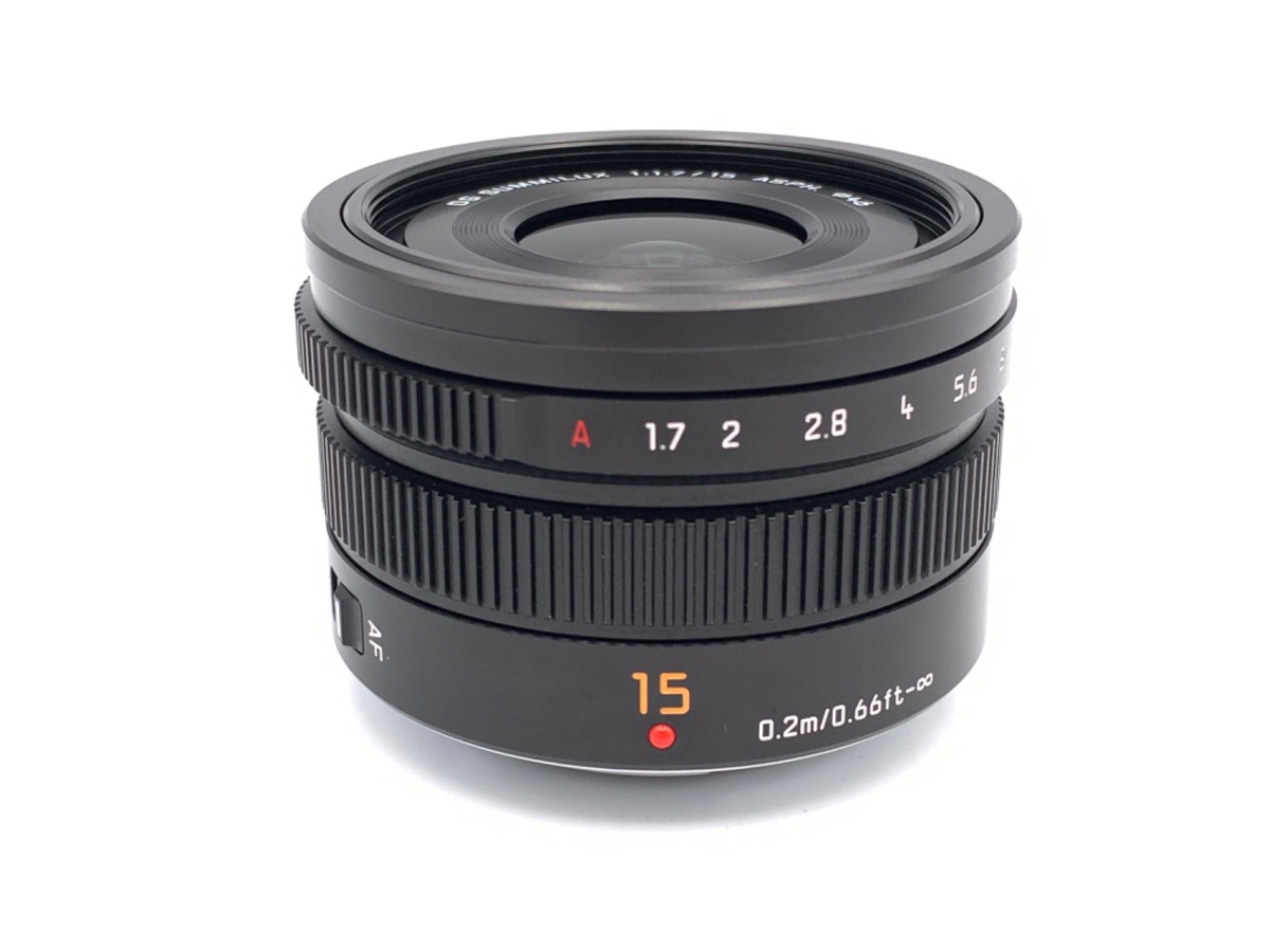 LEICA DG SUMMILUX 15mm/F1.7 ASPH. H-X015-K [ブラック] 中古価格比較 - 価格.com