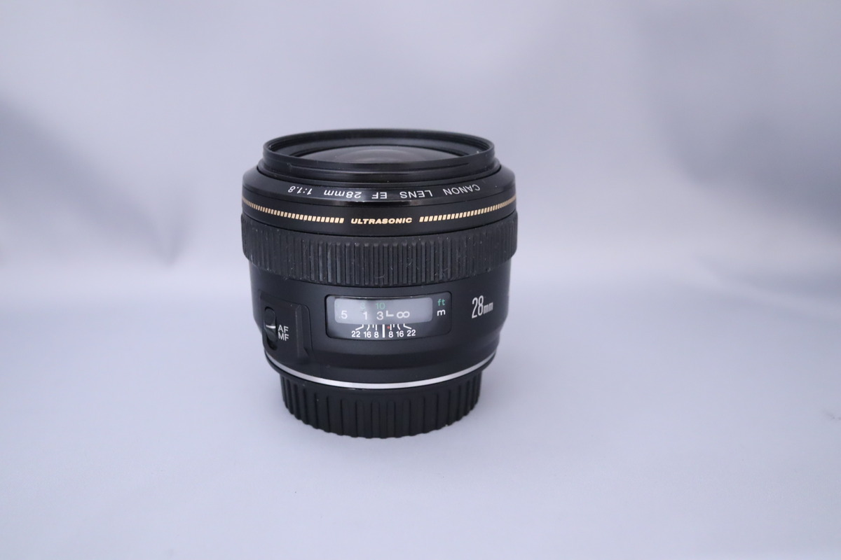 ポパイさん用の 美品：CANON EF28mm F1.8 USM - レンズ(単焦点)