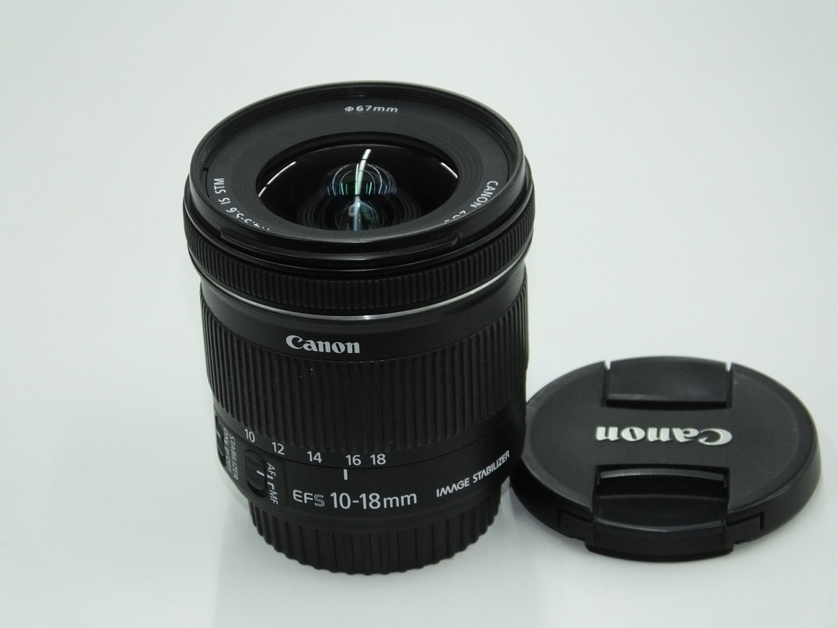 ◆美品◆ Canon キャノン EF-S10-18F4.5-5.6 IS STM