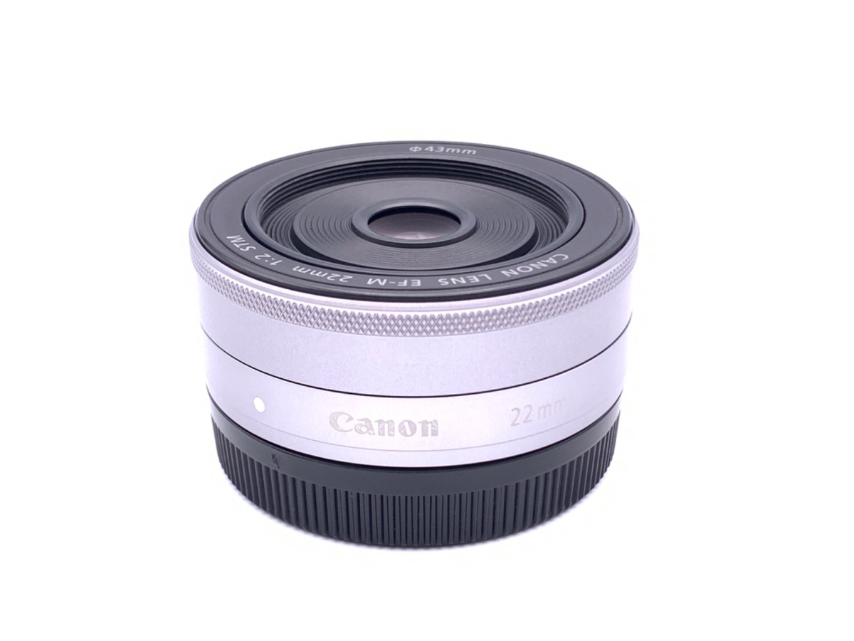 販売販売店 【中古】 【並品】 キヤノン EF-M22mm F2 STM シルバー