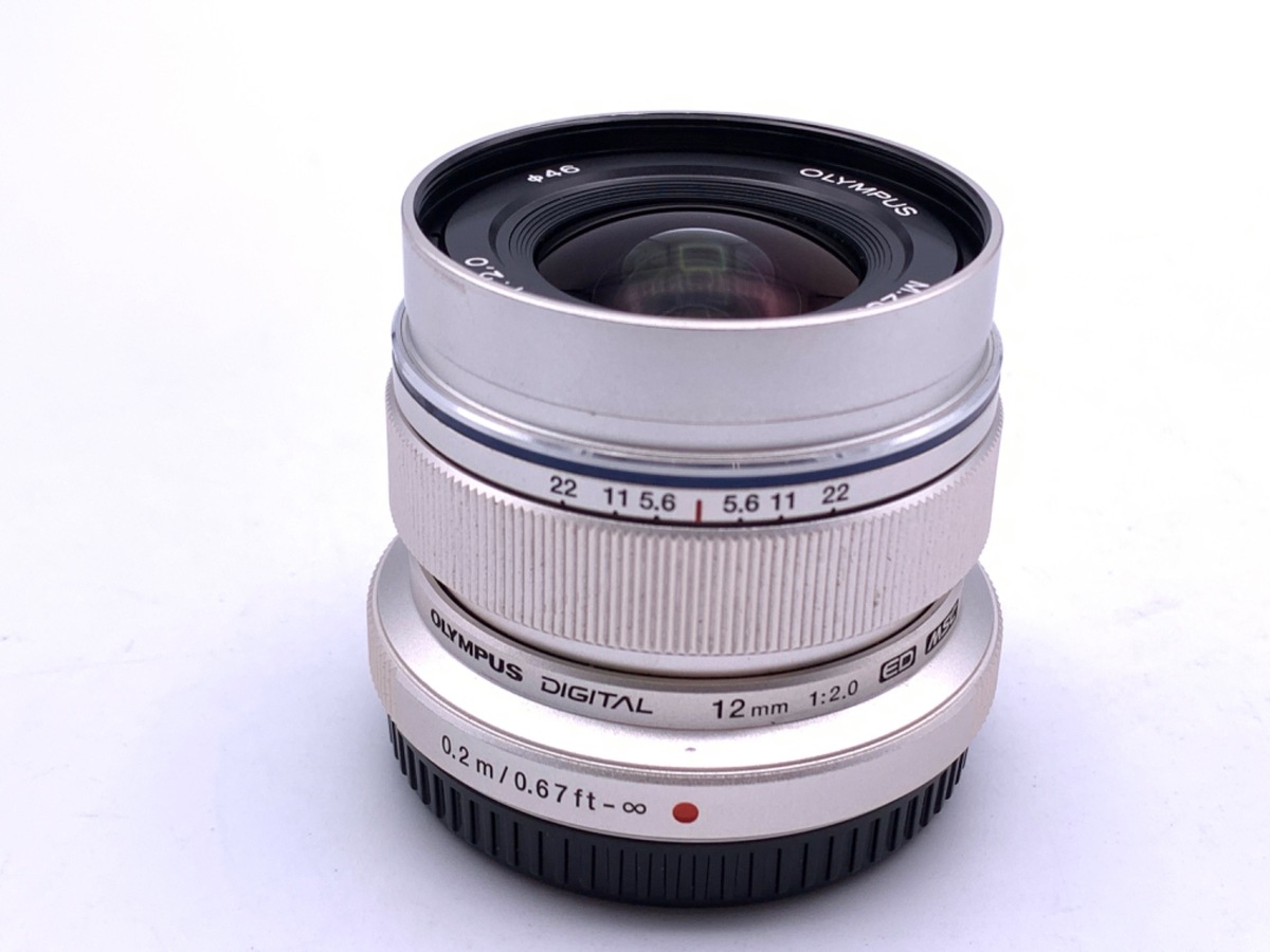 OLYMPUS M.ZUIKO DIGITAL 12mm F2.0 シルバー - レンズ(単焦点)