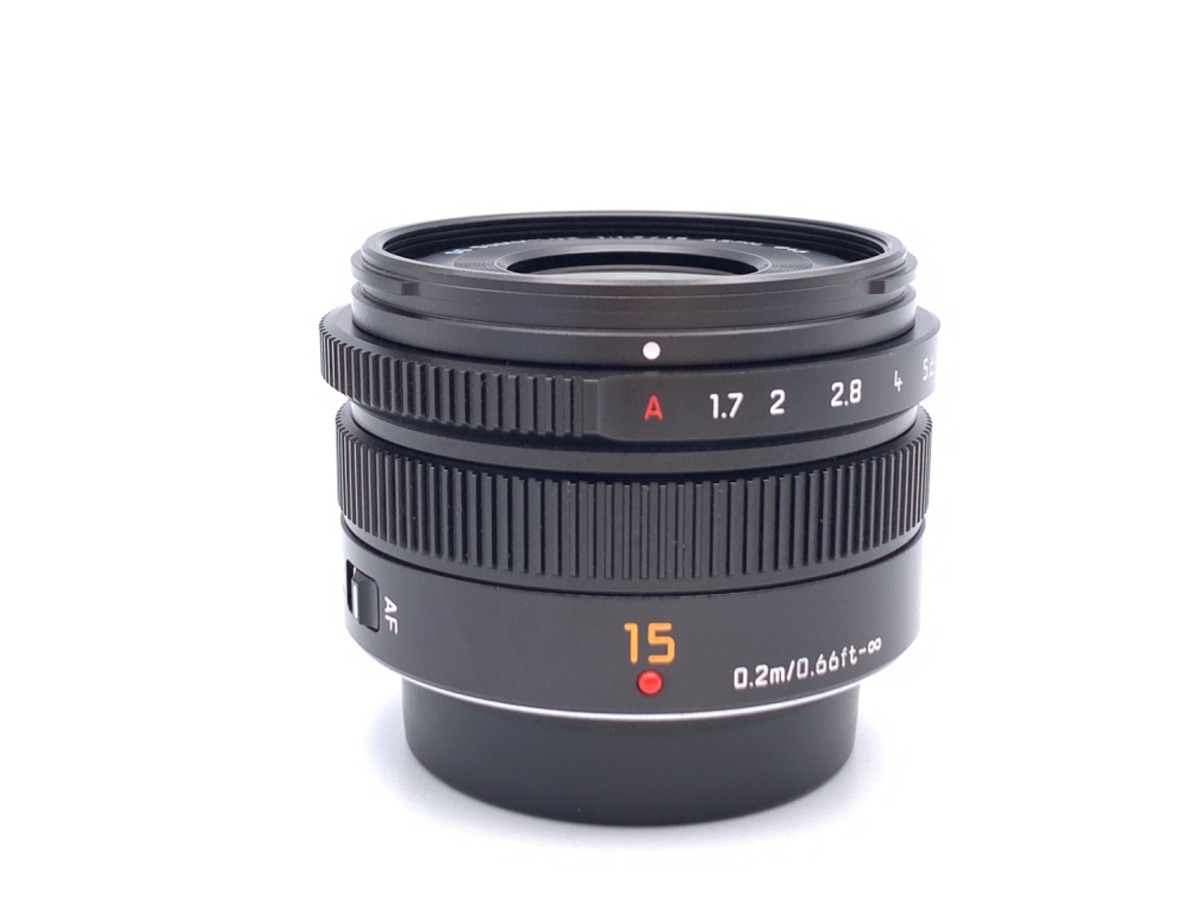 LEICA DG SUMMILUX 15mm/F1.7 ASPH. H-X015-K [ブラック] 中古価格比較