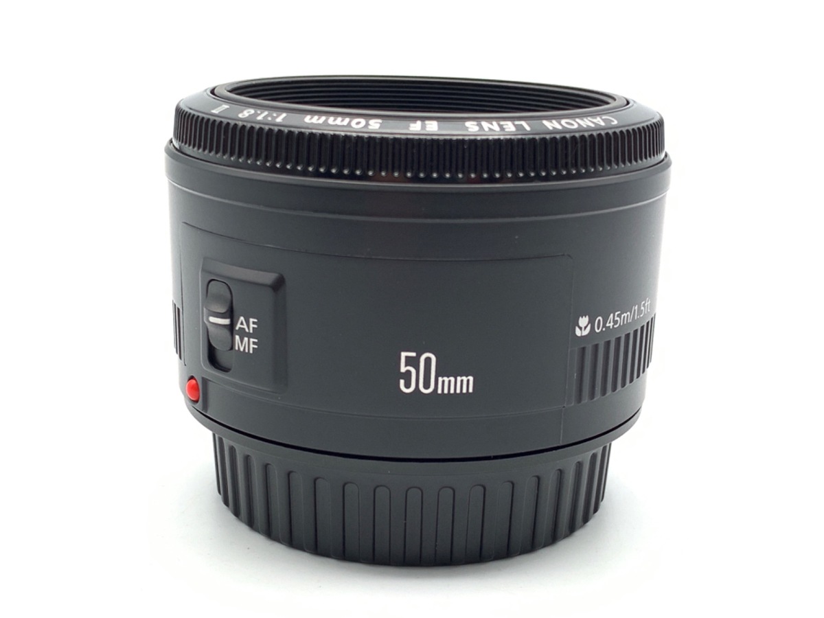 美品 Canon EF 50mm F1.8 ii 単焦点レンズ レンズフード付 - レンズ(単 