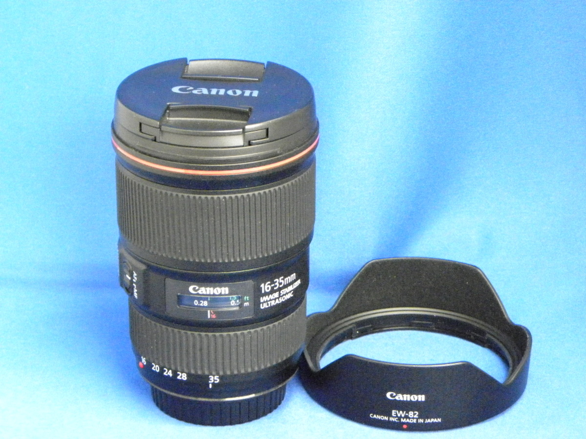 キヤノン EF 16-35 F4L IS USM 美品 - カメラ