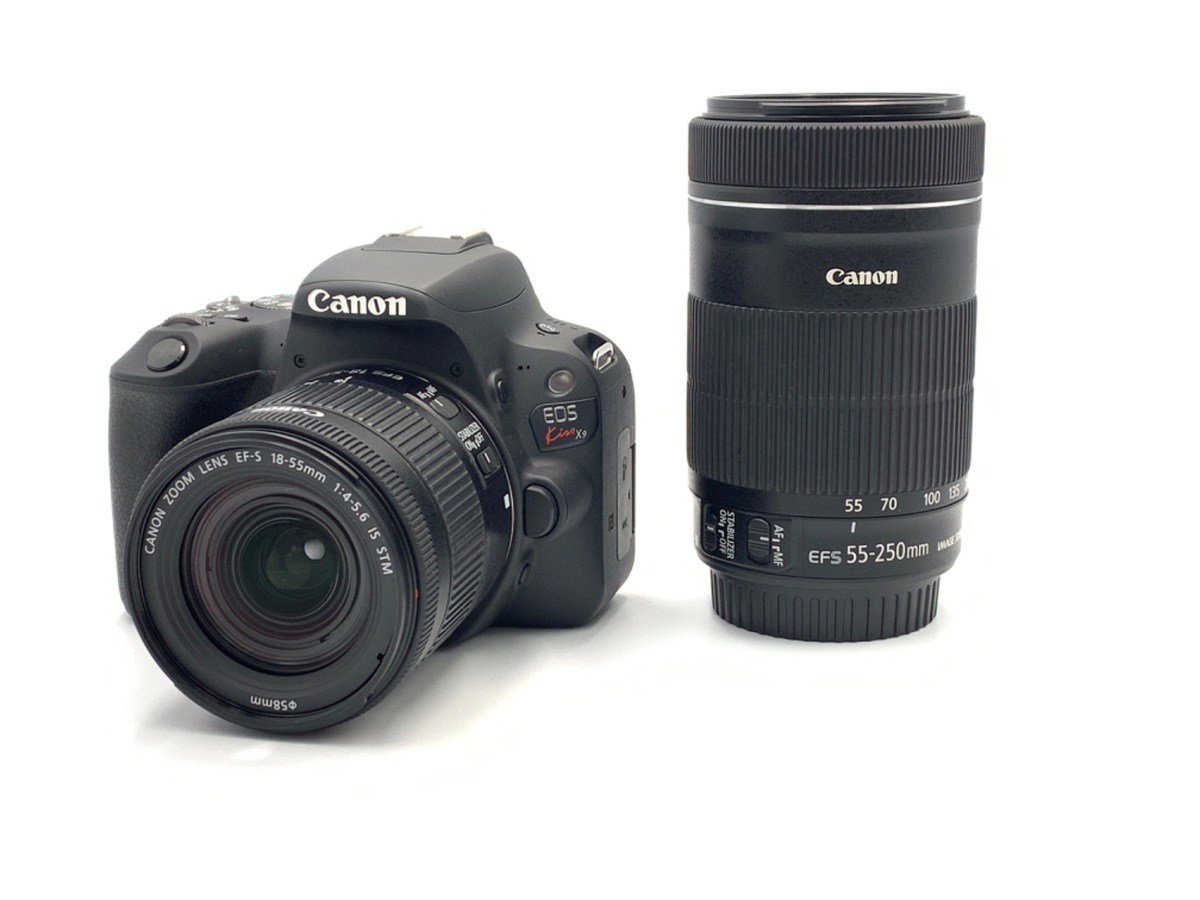 美品 Canon EOS KISS X9 Wズームキット BK - テレビ・オーディオ・カメラ