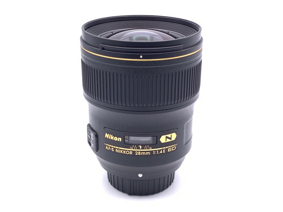 熱い販売 【中古】Nikon ニコン AF-S NIKKOR 28mm F1.4E ED レンズ