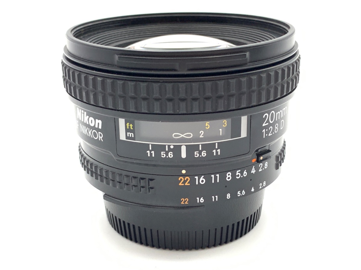 新作得価Nikon AF NIKKOR 20mm F2.8 #Y80 レンズ(単焦点)