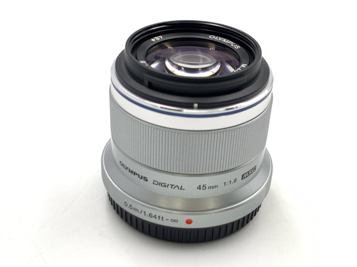 新品)OLYMPUS (オリンパス) M.ZUIKO DIGITAL 45mm F1.8 シルバー