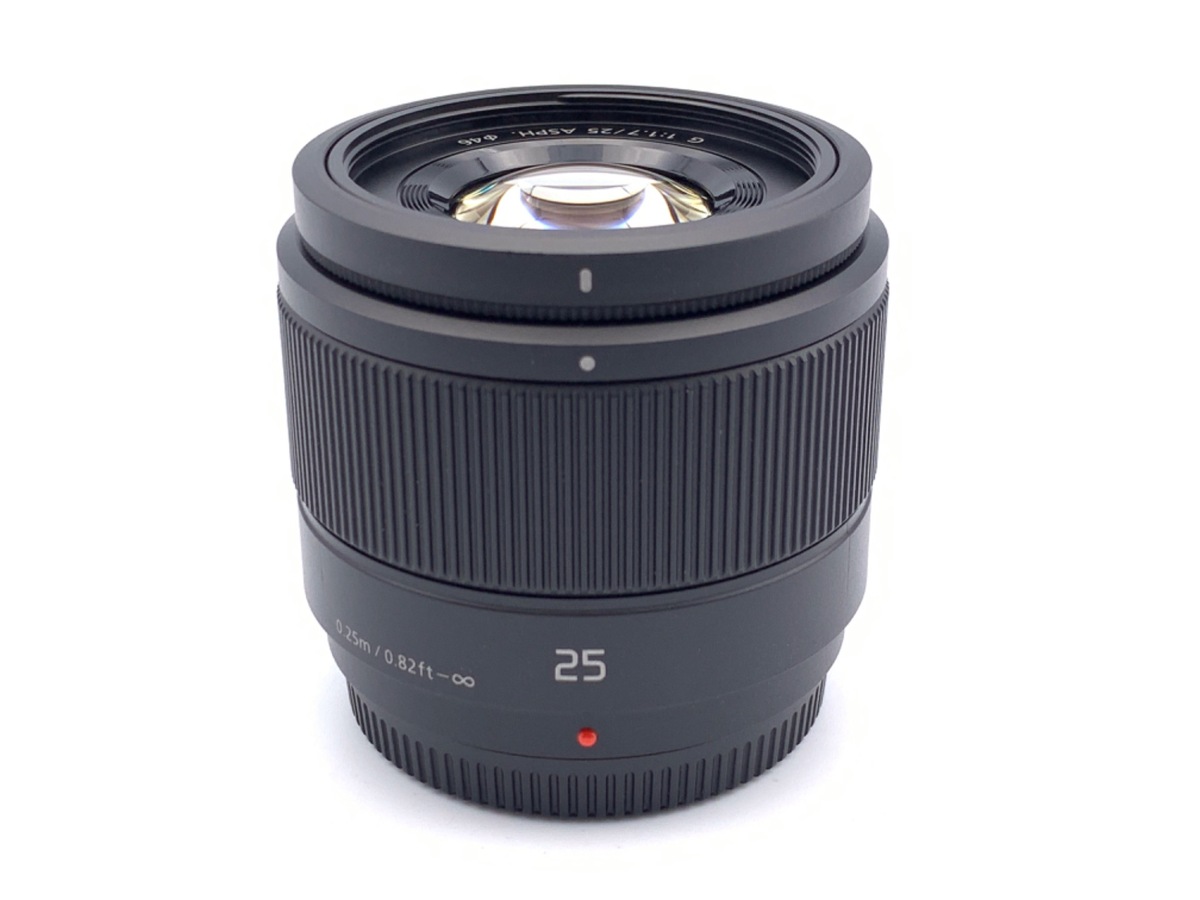 LUMIX G 25mm/F1.7 ASPH. H-H025-K [ブラック] 中古価格比較 - 価格.com