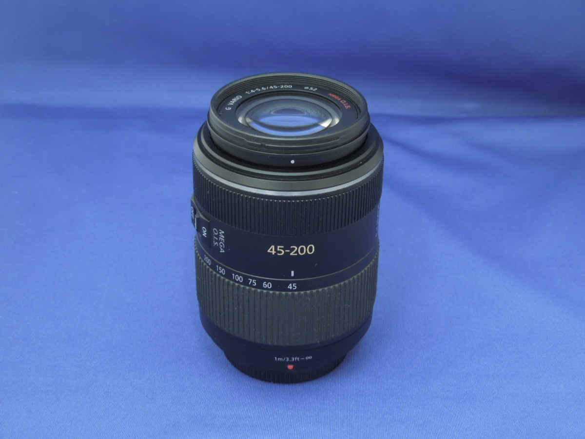 LUMIX G VARIO 45-200mm/F4.0-5.6/MEGA O.I.S. H-FS045200 中古価格 