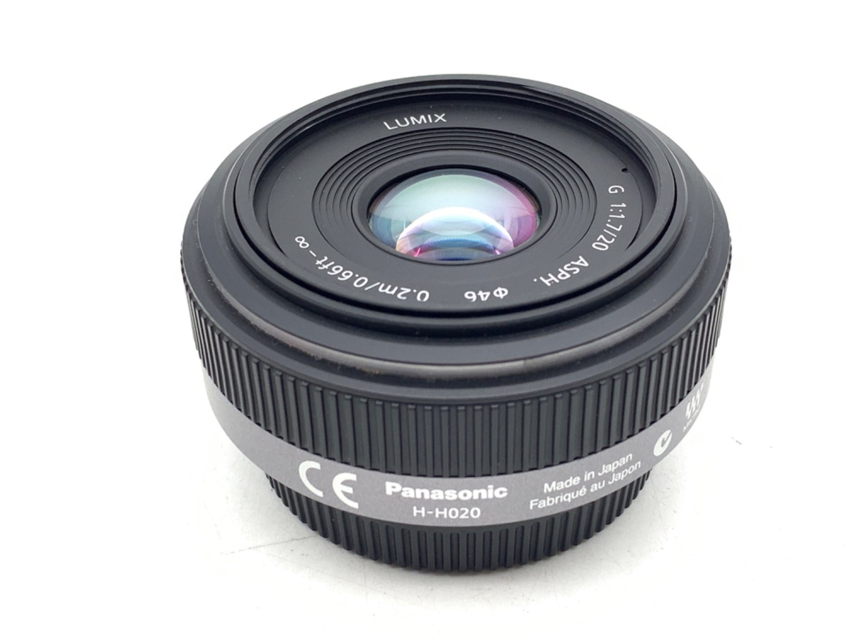 LUMIX G 20mm F1.7 ASPH. H-H020 レンズ - レンズ(単焦点)