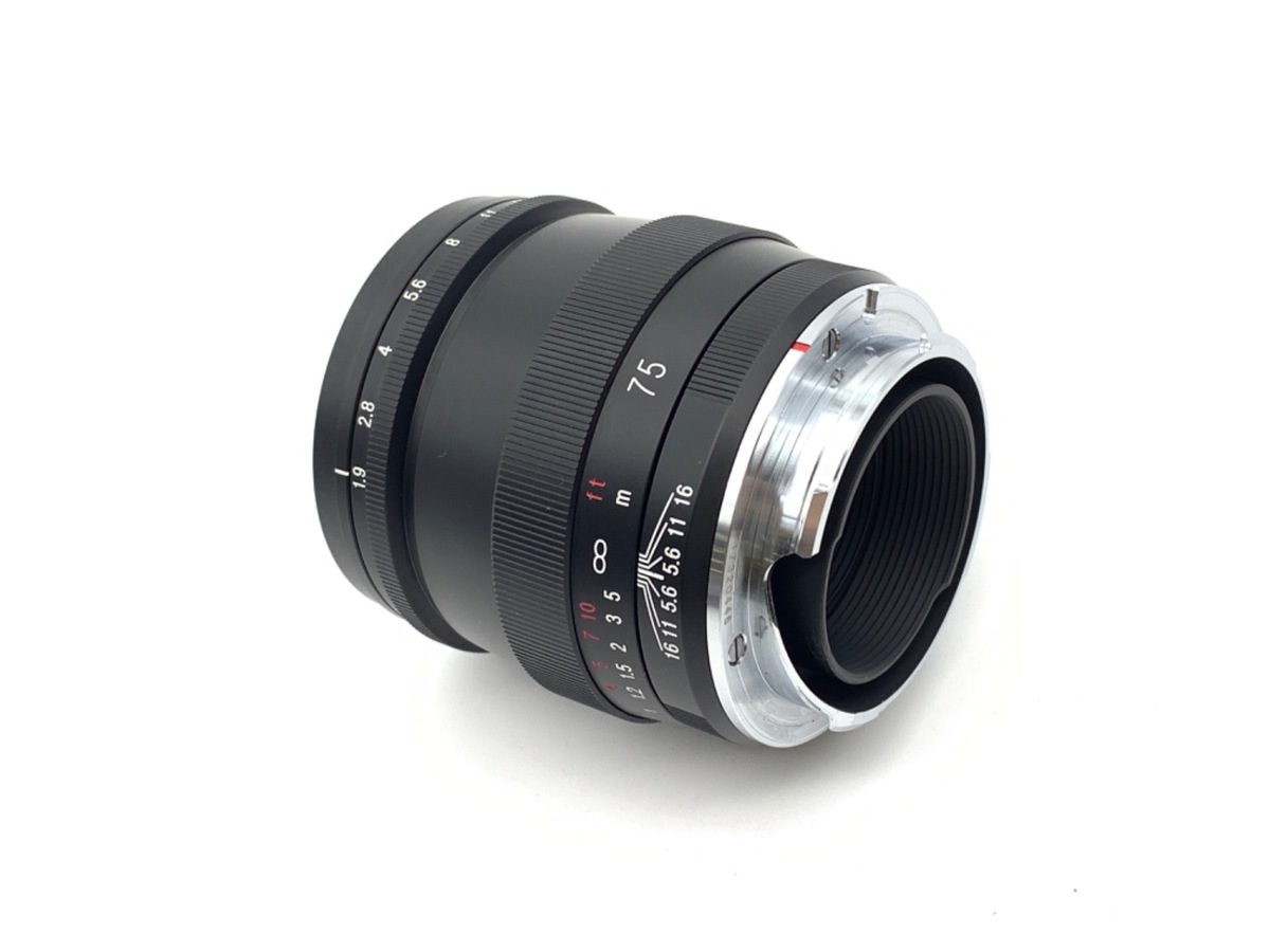 フォクトレンダー ULTRON 75mm F1.9 VM MC [マットブラックペイント ...