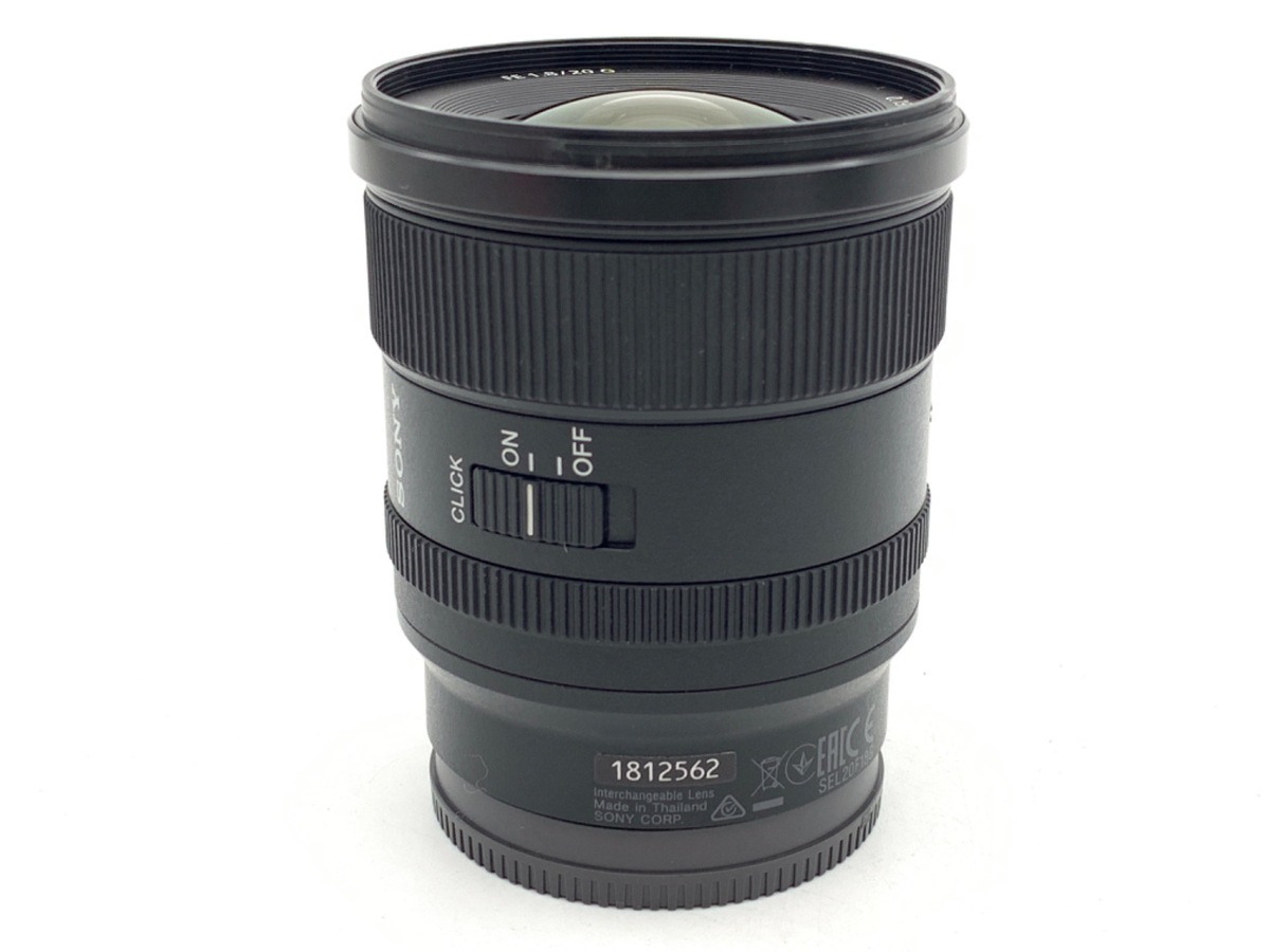 FE 20mm F1.8 G SEL20F18G 中古価格比較 - 価格.com