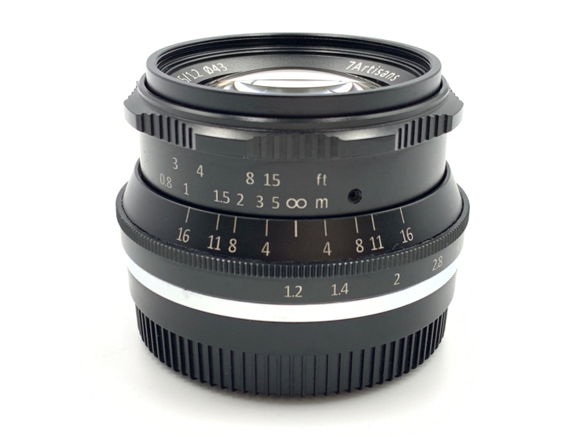 Amazon | 7artisans 35mm F1.2 V2.0 交換レンズ 二代目 Fuji X