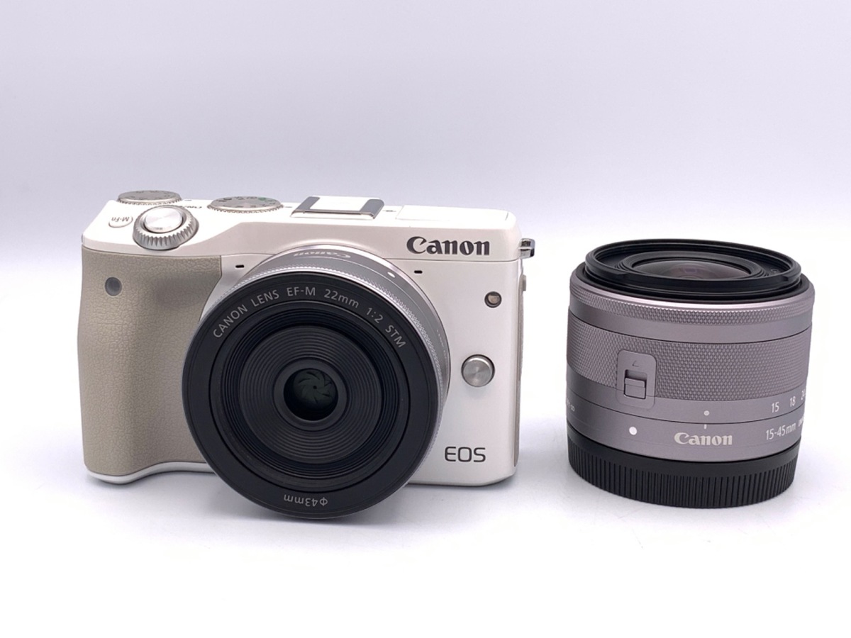 中古 / 超美品】Canon EOS M3 付属レンズ×2 有 - カメラ