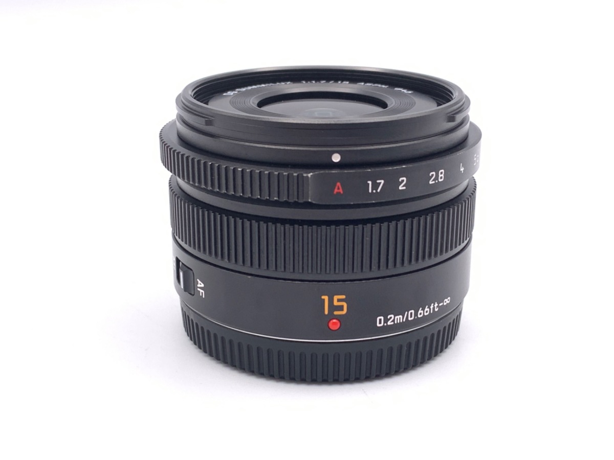 LEICA DG SUMMILUX 15mm/F1.7 ASPH. H-X015-K [ブラック] 中古
