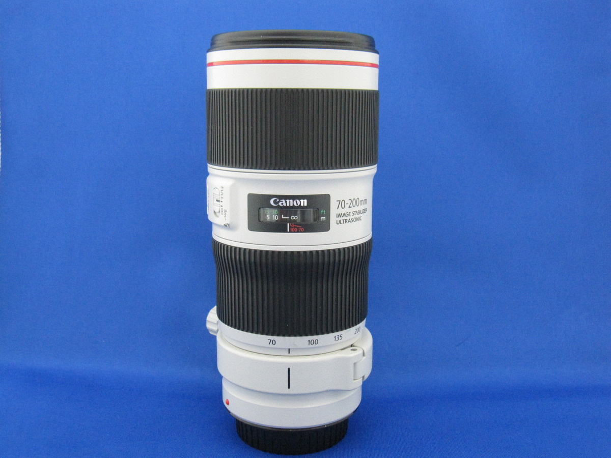 GINGER掲載商品】 Canon 元箱あり美品 USM Ⅱ IS F4L EF70-200mm 