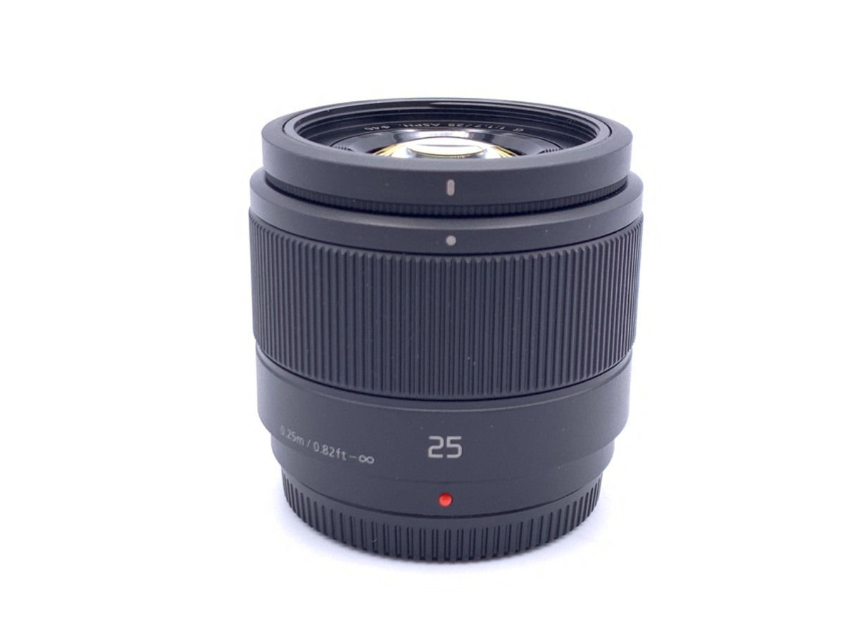 LUMIX G 25mm/F1.7 ASPH. H-H025-K [ブラック] 中古価格比較 - 価格.com