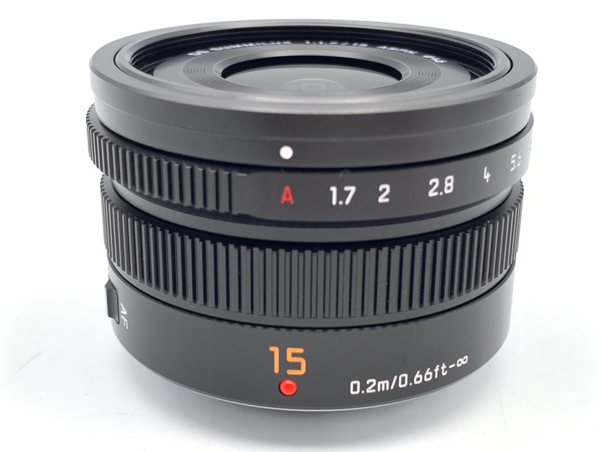 LEICA DG SUMMILUX 15mm/F1.7 ASPH. H-X015-K [ブラック] 中古価格比較 - 価格.com