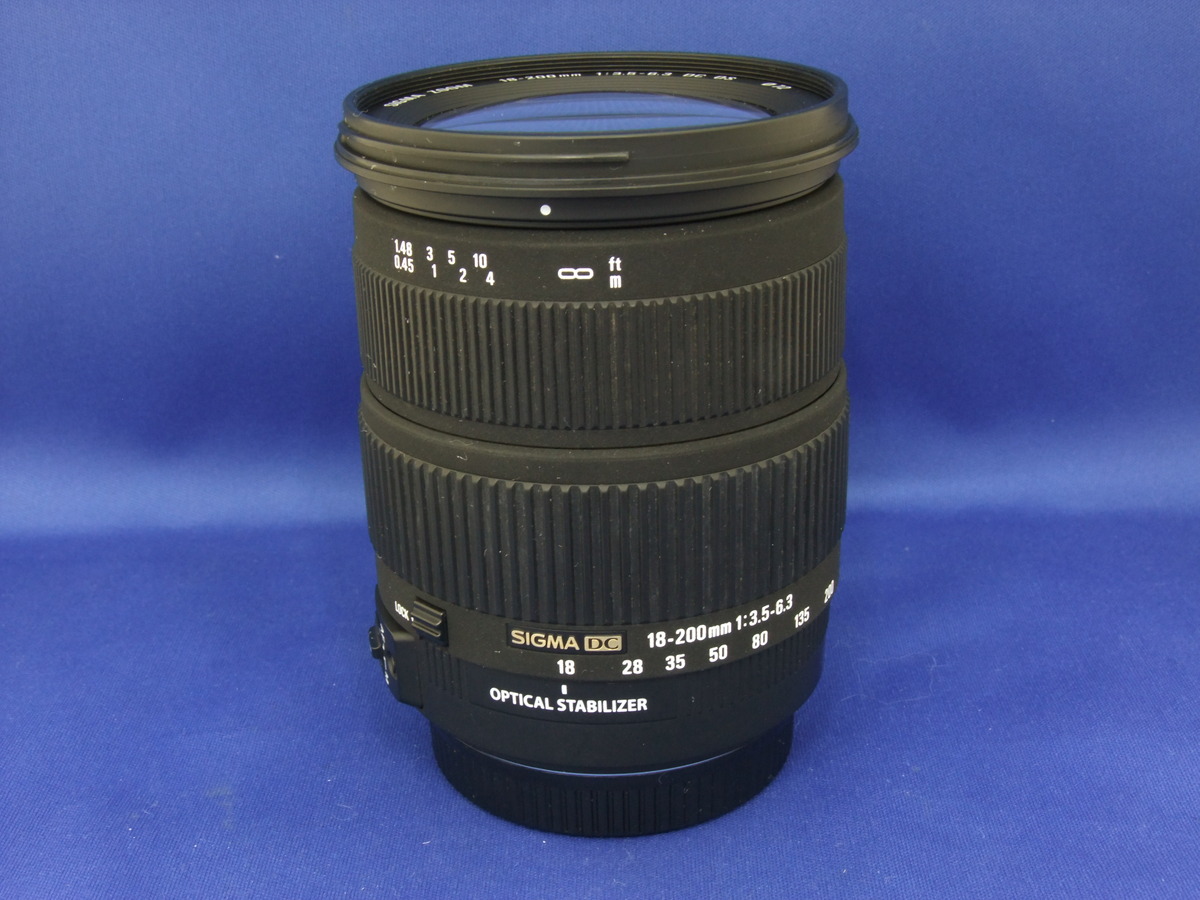 訳あり商品 カメラレンズ SIGMA 18-200F3.5-6.3DC CANON AF用 レンズ 