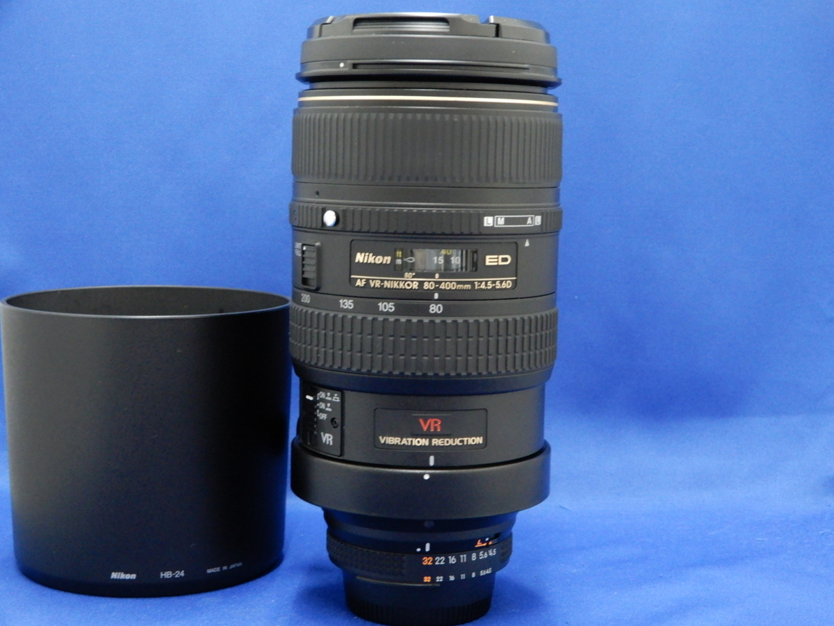 レビューで送料無料】 ニコンAF VR-NIKKOR 80-400 4.5-5.6D 中古 難 ...