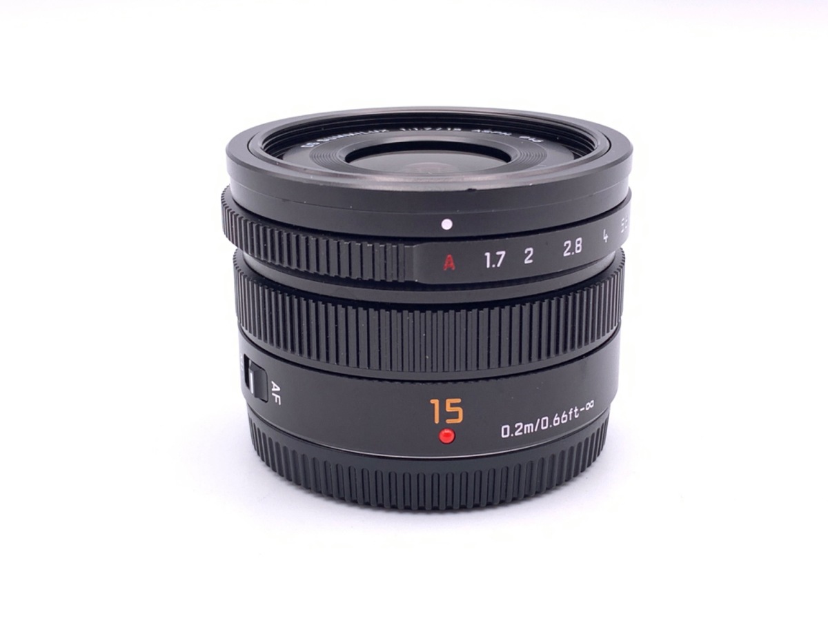 LEICA DG SUMMILUX 15mm/F1.7 ASPH. H-X015-K [ブラック] 中古価格比較 - 価格.com